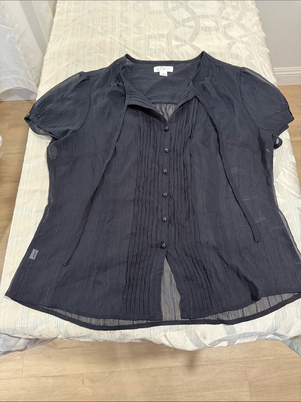 Ann Taylor LOFT sheer blouse